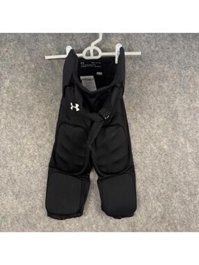 Under Armour HeatGear Youth Fitted 7-Pad Integrated Football Pants Black Small